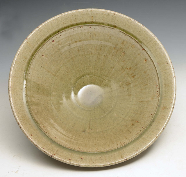 Appraisal: Richard Batterham British b Bowl in celadon glaze cm diameter