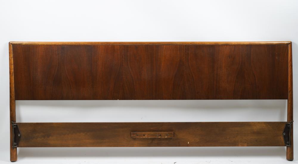 Appraisal: T H ROBSJOHN-GIBBINGS WALNUT HEADBOARDCondition minor surface scratches overall good