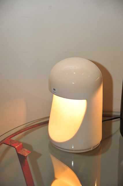 Appraisal: MARCELLO CUNEO born A WHITE LONGOBARDA TABLE LAMP designed Ceramic