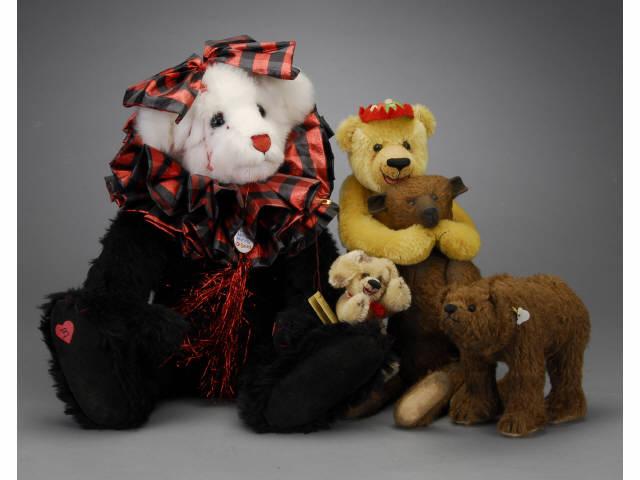 Appraisal: Lot Five Contemporary Artist Bears Includes a Beverly Port musical