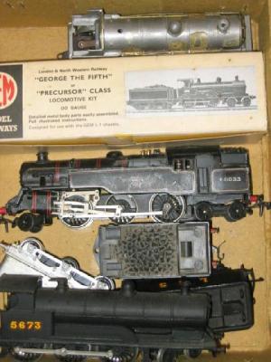 Appraisal: Playworn locomotive kits by GEM some part built and a