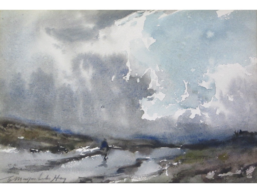 Appraisal: THOMAS MARJORIBANKS HAY RSW - CLEARING AFTER THE RAIN Watercolour