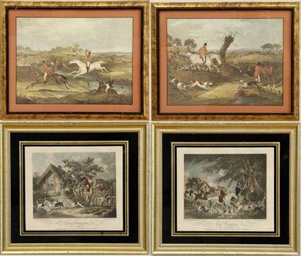 Appraisal: After George Morland Fox Hunting The Death and Fox Hunting