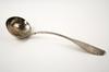 Appraisal: PUNCH LADLE - American coin silver oval punch ladle marked