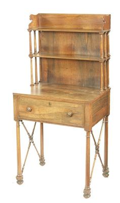 Appraisal: An early th century rosewood bonheur du jour the top