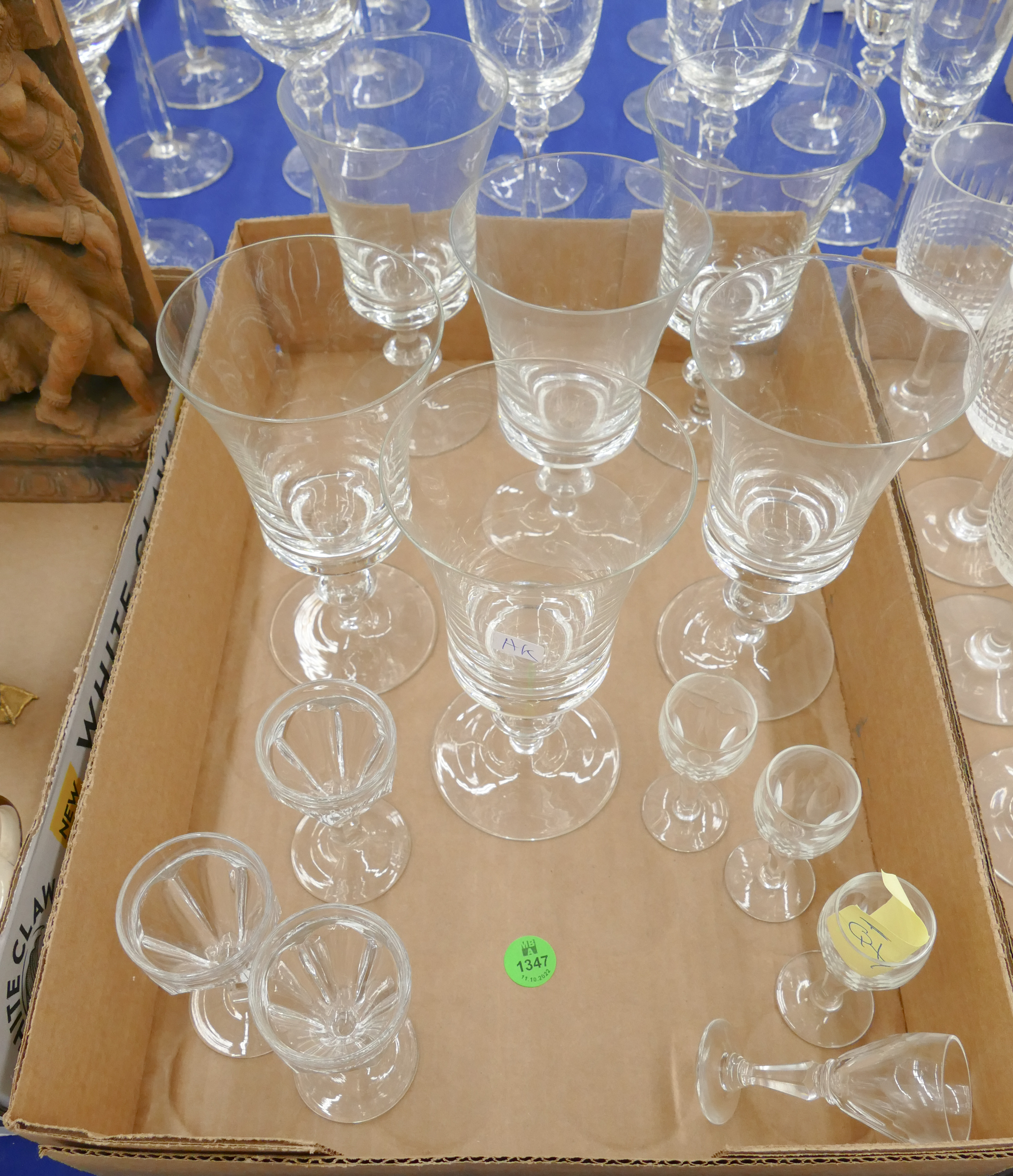 Appraisal: Box Fine Crystal Stemware- pc