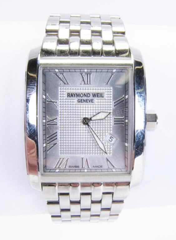 Appraisal: A gentleman's stainless steel Don Giovanni tank watch by Raymond