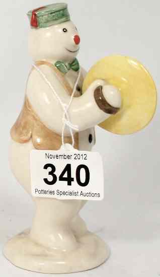 Appraisal: Royal Doulton Snowman Figure Cymbal Player DS