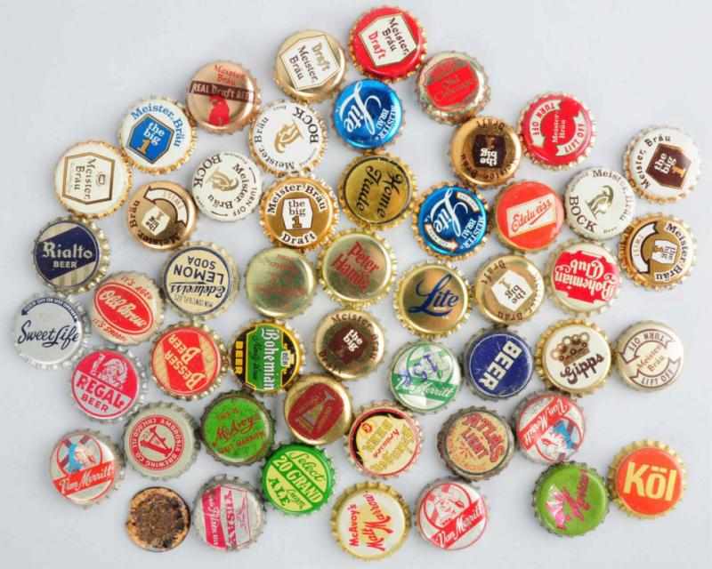 Appraisal: Lot of Assorted Beer Bottle Caps Many are cork-lined and