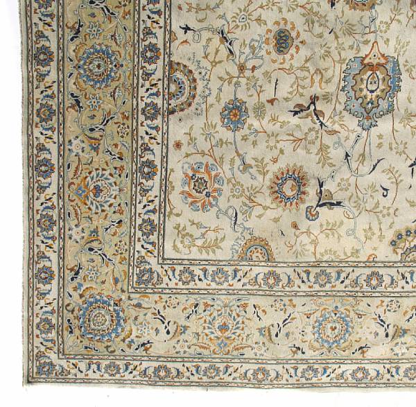 Appraisal: A Kashan carpet size approximately ft in x ft in