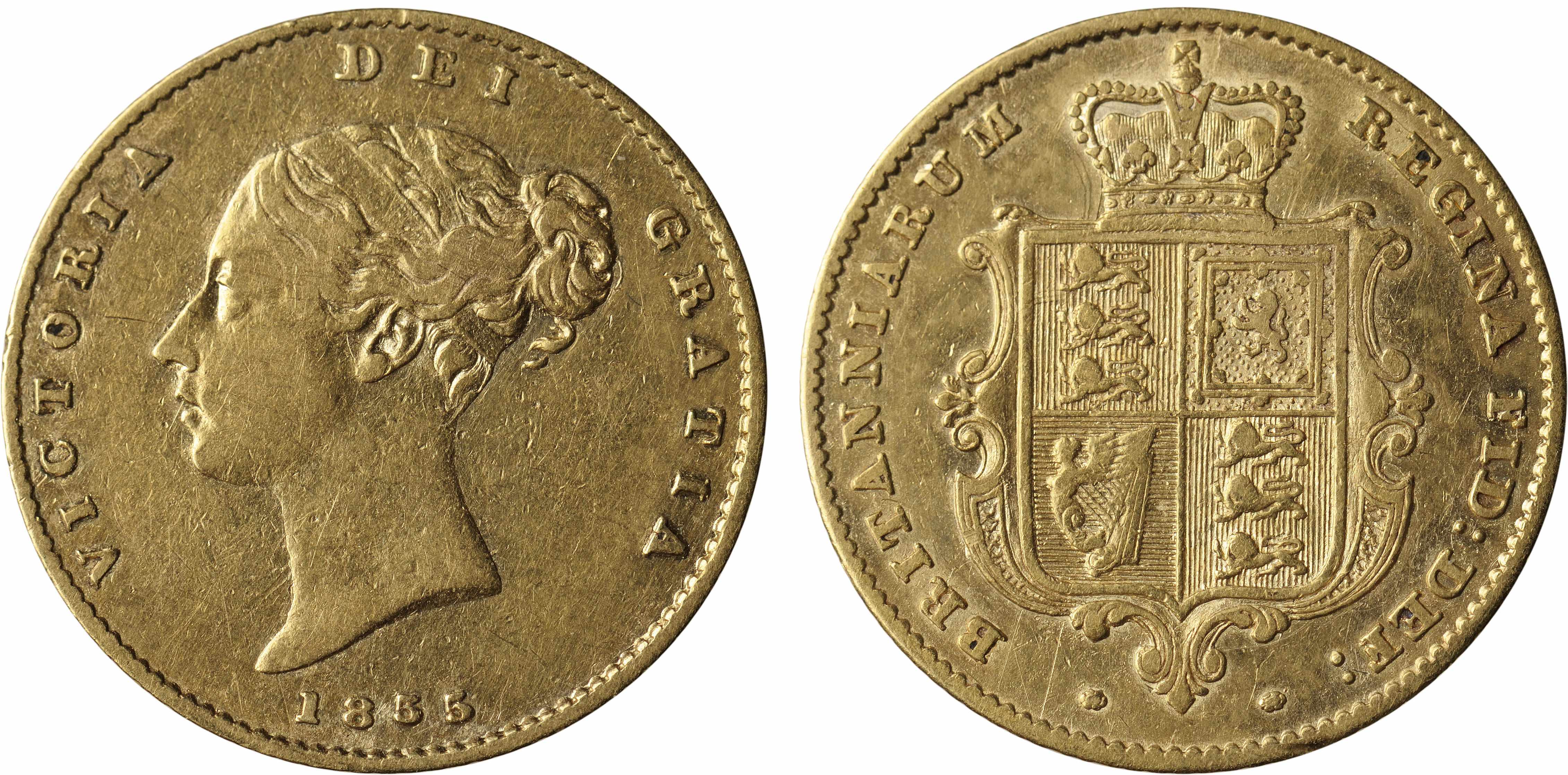 Appraisal: Great Britain Victoria Sovereign KM- Young head of Victoria facing