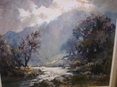 Appraisal: ALFRED VICKERS Showery Weather Glengarrif Ireland unsigned on board x