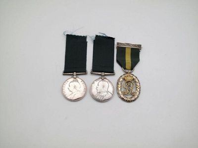 Appraisal: Volunteer Long Service and Good Conduct Medals Victoria st type