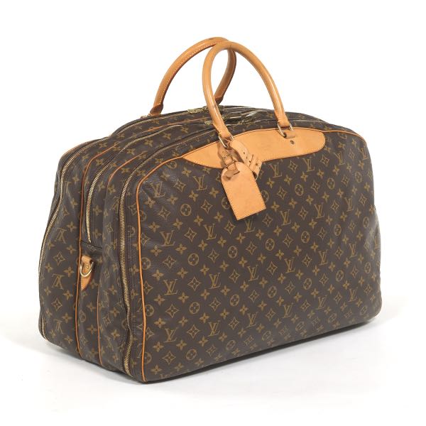 Appraisal: LOUIS VUITTON MONOGRAM ALIZE POCHES WEEKEND TRAVEL BAG x x