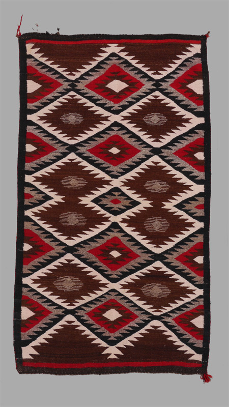 Appraisal: CIRCA - 'S NAVAJO HAND WOVEN WOOL RUG ' ''