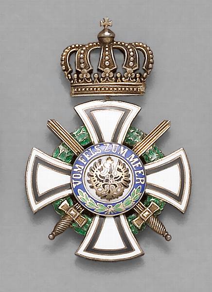 Appraisal: A Prussian Hohenzollern House Order knight's cross In silver gilt