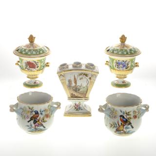 Appraisal: English and Continental porcelain tablewares English and Continental porcelain tablewares