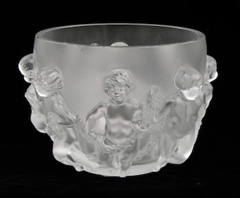 Appraisal: A Large Centerpiece Luxembourg Bowl by Lalique Luxembourg Bowl A