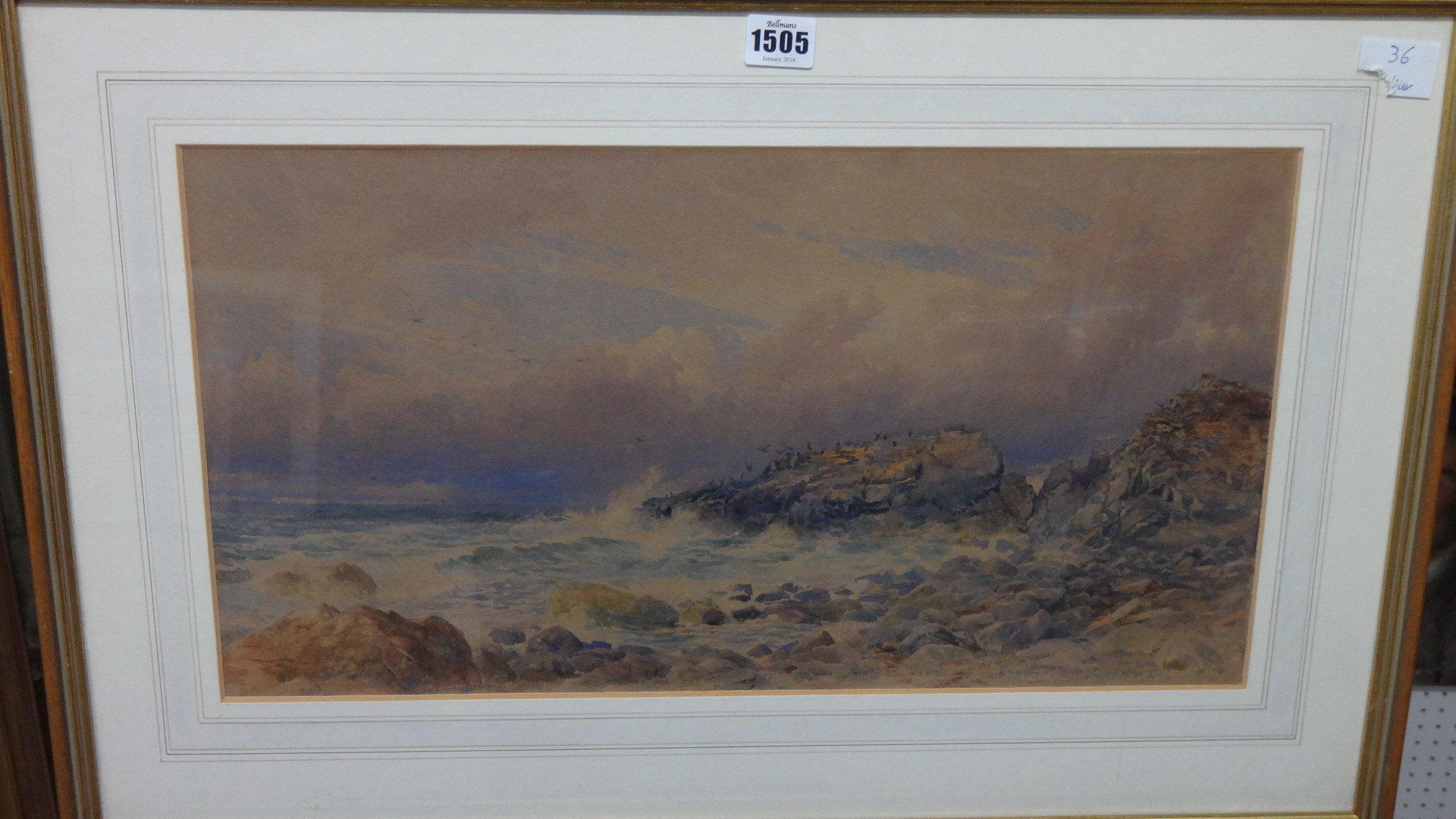 Appraisal: Thomas Collier - Coastal scenes A group of four watercolours