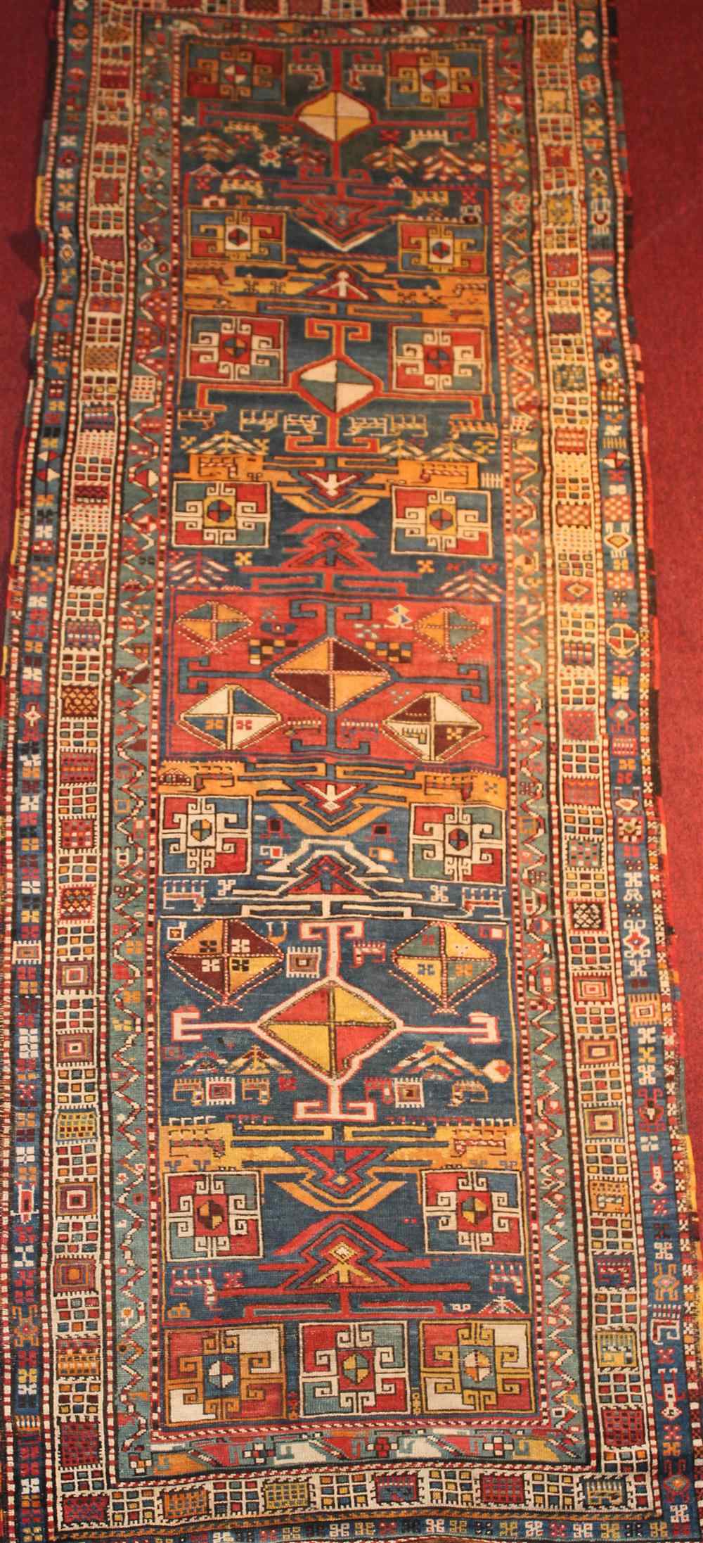 Appraisal: RUSSIAN CAUCASIAN RUG approx ' x ' '' retail pricing