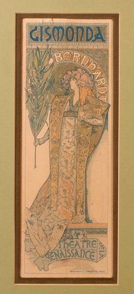 Appraisal: Alphonse Mucha Czech - Gismonda from Le Ma tres de