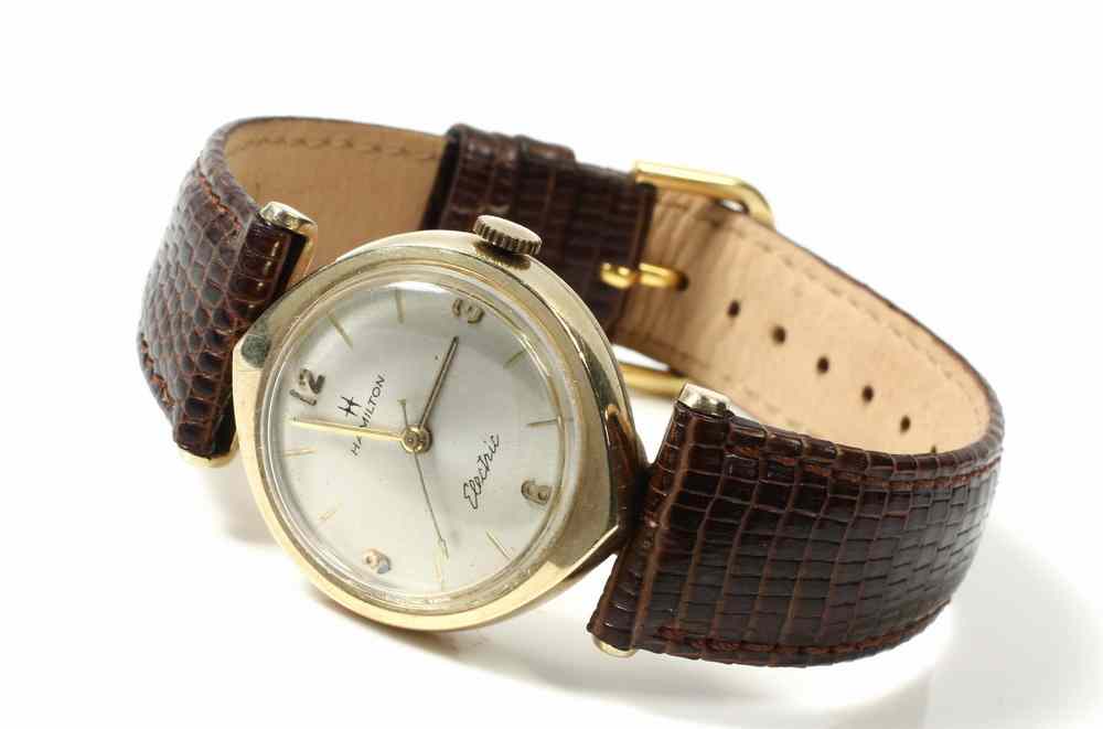 Appraisal: GENT'S WATCH - Ca Hamilton Electric Titan II model wristwatch