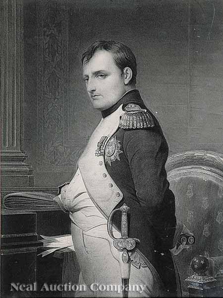 Appraisal: An Antique Engraving of Napoleon Bonaparte th c in his