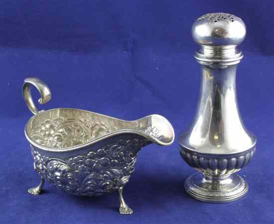 Appraisal: An early th century Austro-Hungarian silver sugar sifter of demi