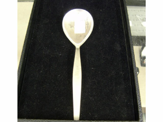 Appraisal: TOWLE STERLING SERVING SPOON - CONTOUR