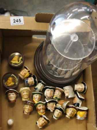 Appraisal: A collection of Tony Wood Tiny character Jugs and Franshesca