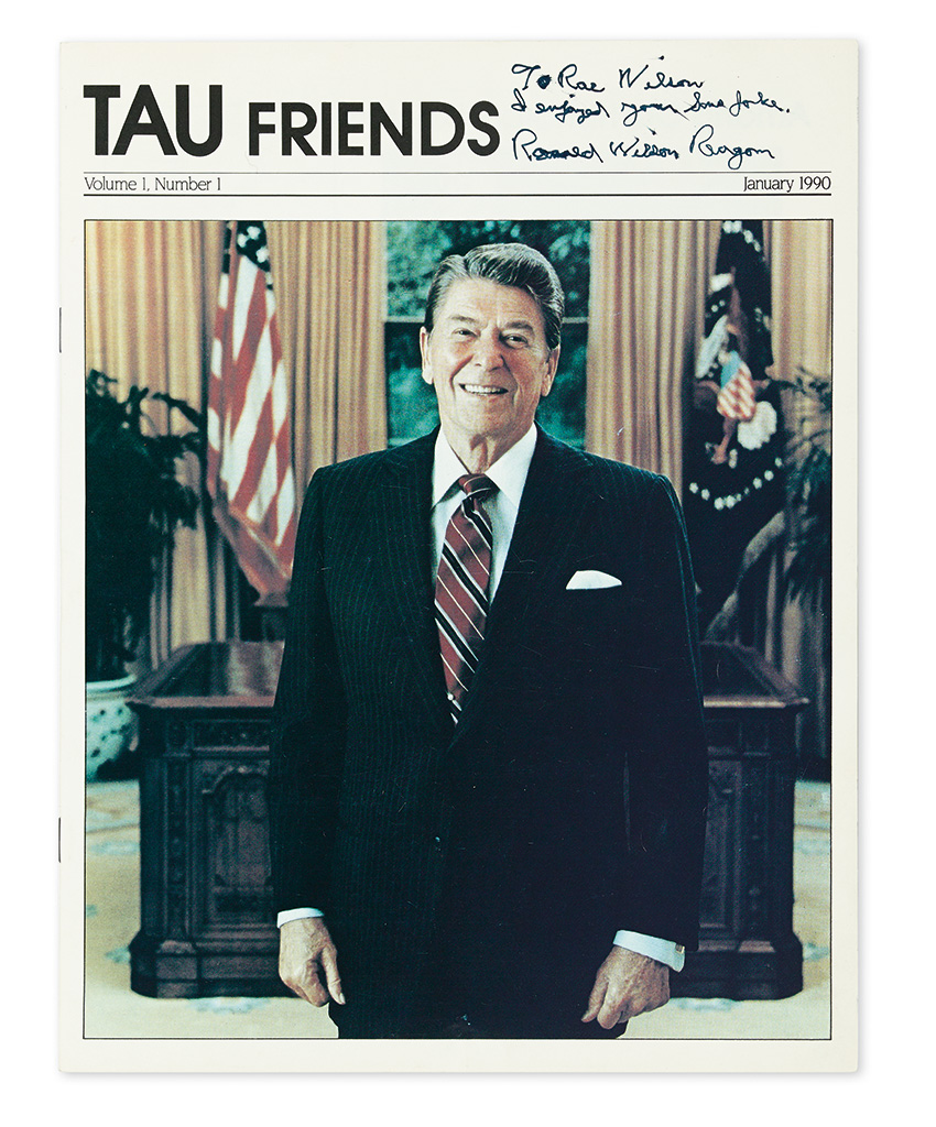 Appraisal: SIGNED RONALD WILSON REAGAN REAGAN RONALD Complete January issue of