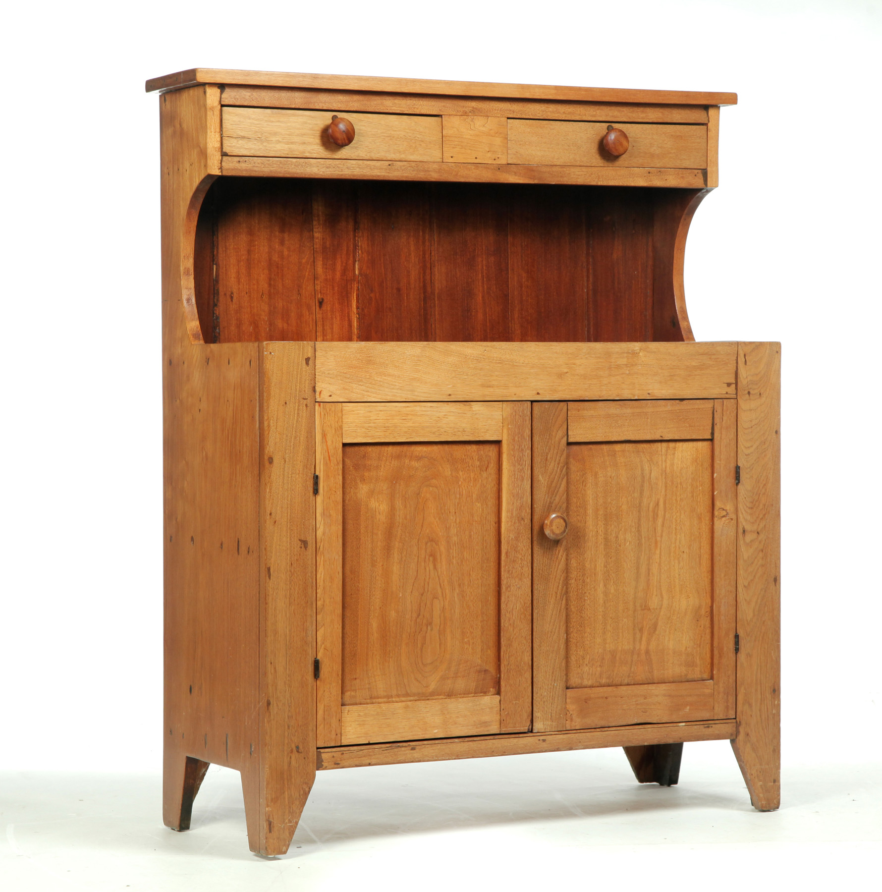 Appraisal: HUTCHBACK DRYSINK American nd half- th century walnut Two dovetailed