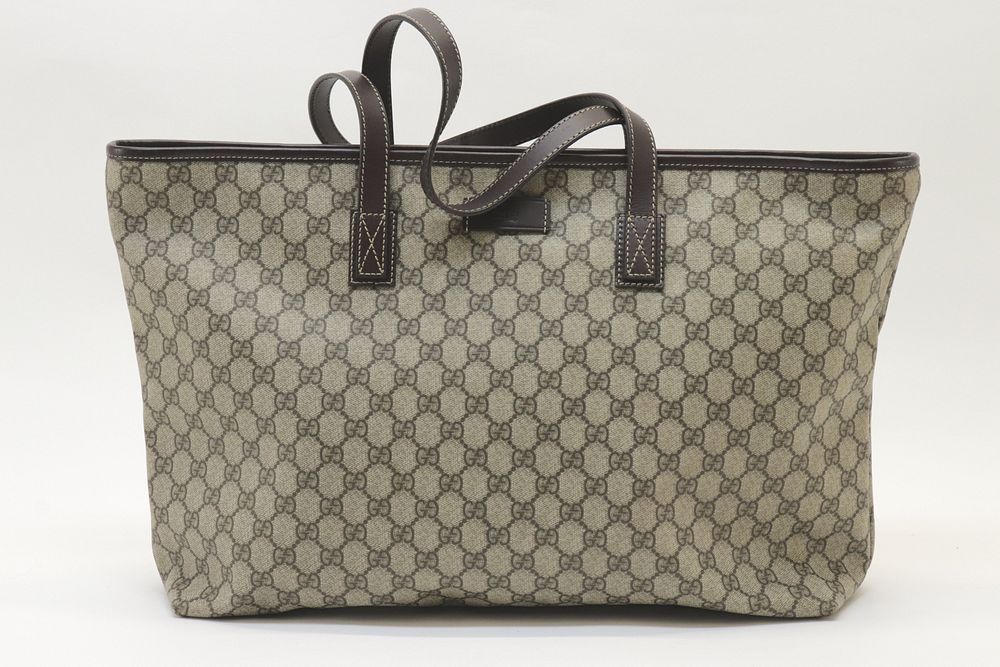 Appraisal: Gucci - Tote GM Gucci Tote GM coated GG canvas