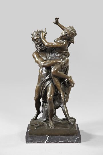 Appraisal: After Gian Lorenzo Bernini Italian - Orpheus and Eurydice with