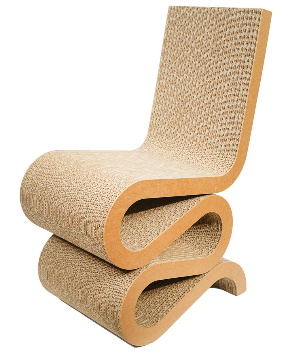 Appraisal: FRANK GEHRY 'WIGGLE SIDE CHAIR'Frank Gehry Canadian-born American Born 'Wiggle