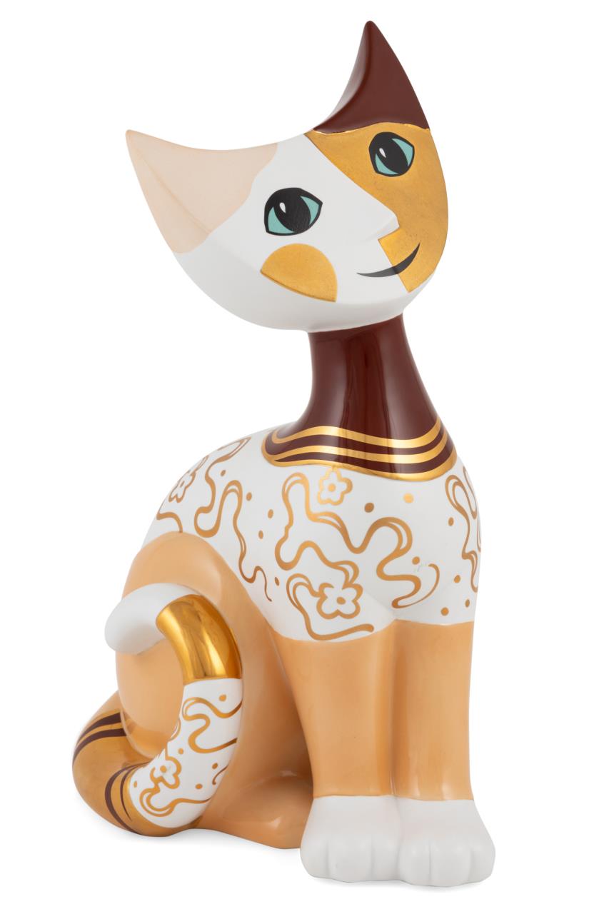 Appraisal: GOEBEL R WACHTMEISTER ARIANNA' CAT FIGURINE Rosina Wachtmeister for Goebel