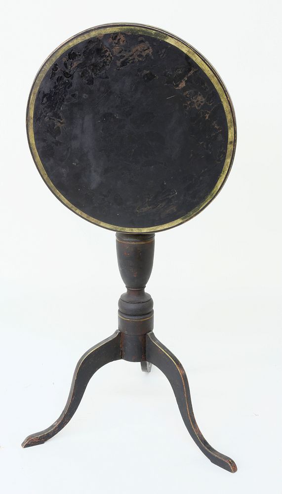 Appraisal: Nantucket Made Federal Tilt Top Candlestand circa Nantucket Made Federal