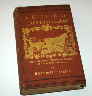 Appraisal: FRANKLYN A GLANCE AT AUSTRALIA IN