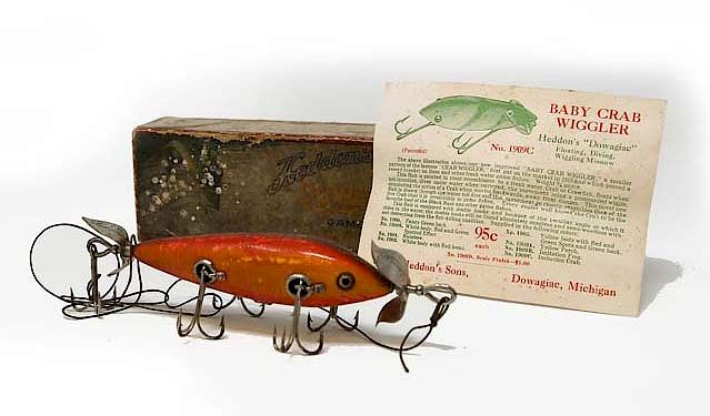 Appraisal: Heddon's Dowagiac Game Fish Minnow Lure in Box Heddon's Dowagiac