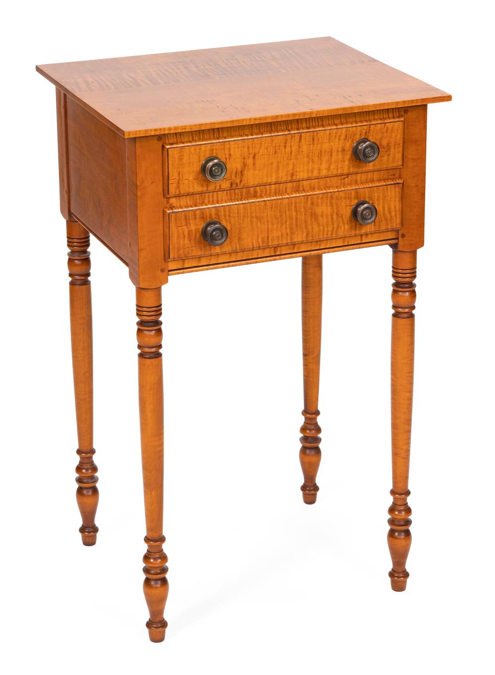 Appraisal: ELDRED WHEELER TWO-DRAWER STAND MASSACHUSETTS TH CENTURY HEIGHT WIDTH DEPTH