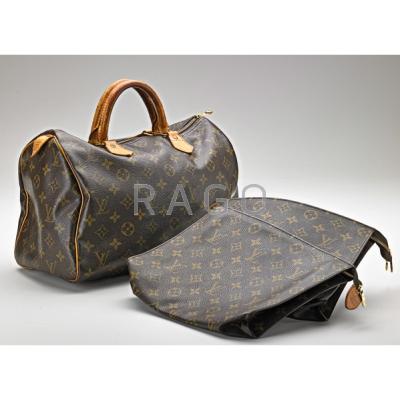 Appraisal: FASHION HANDBAG AND POUCHES Three items in the style of