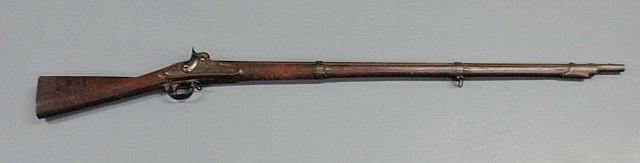 Appraisal: Percussion rifle signed U S P E W Blake New