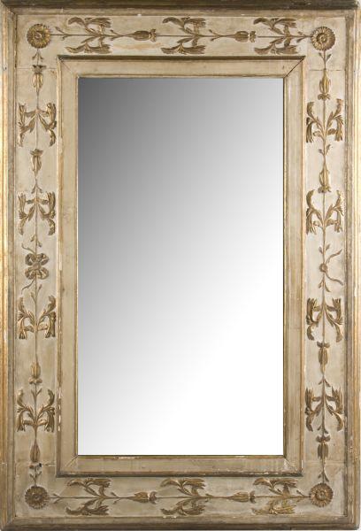 Appraisal: Italian Giltwood Gesso Frame Late th century with later mirror