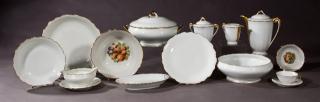 Appraisal: Seventy-Nine Piece Set of Limoges Dinnerware th c by Jammet-Seignolles