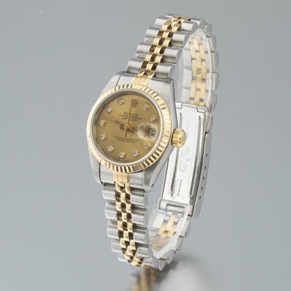 Appraisal: LADIES' K TWO-TONE ROLEX DATEJUST MODEL mm case will fit