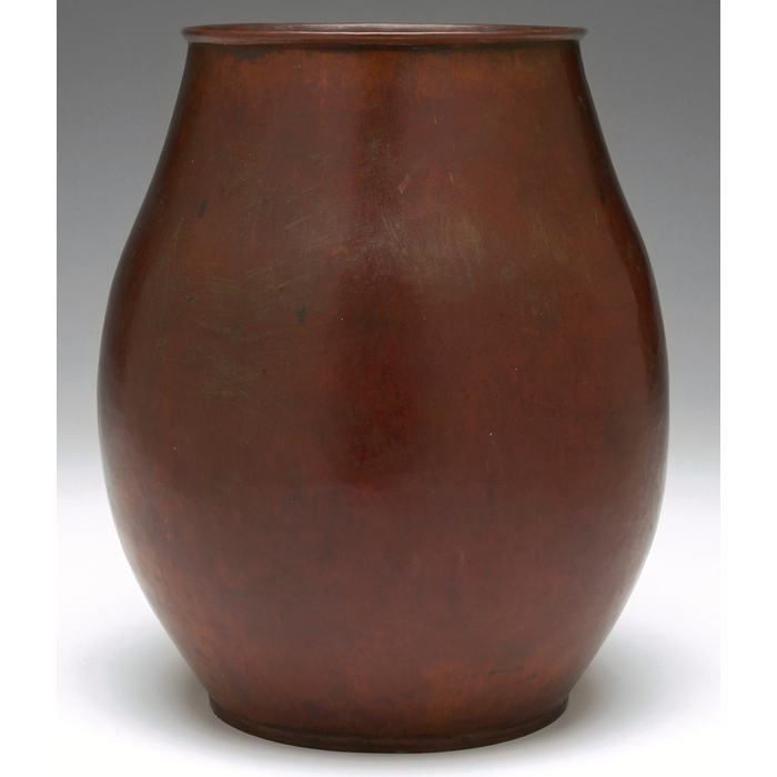 Appraisal: Good Dirk Van Erp vase bulbous form