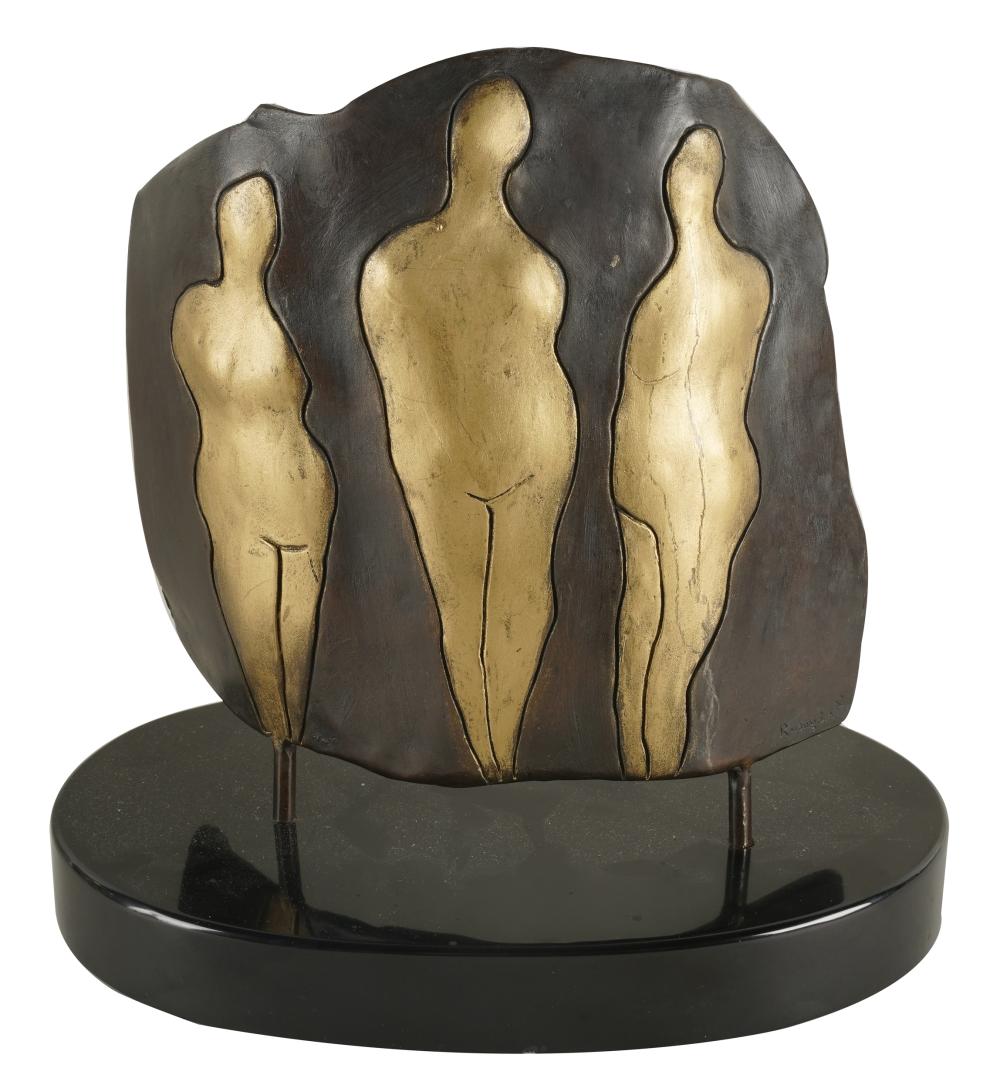 Appraisal: RUTH COZEN SNYDER - UNTITLEDbronze signed lower right R Snyder