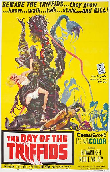 Appraisal: The Day Of The Triffids Allied Artists one-sheet condition A