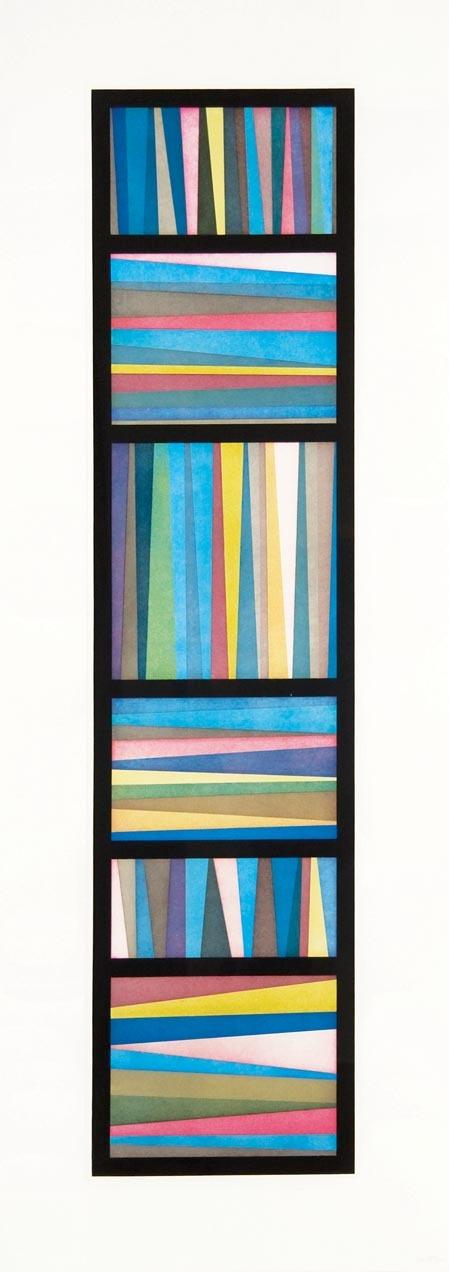 Appraisal: Sol Lewitt - untitled vertical aquatints the set of three