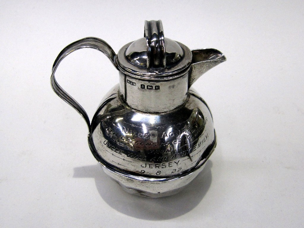 Appraisal: Silver presentation pot Birmingham